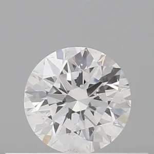 0.35 Carat Round D SI2 Natural Diamond