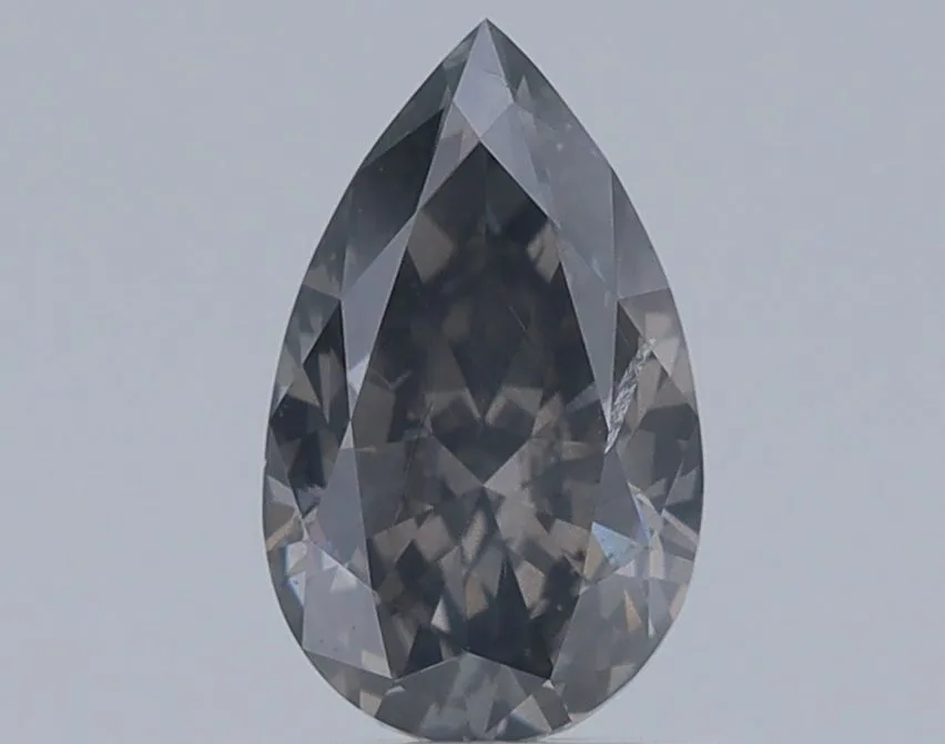 1 Carat Pear Fancy Dark Gray I1 Natural Diamond 1 1 Carat Pear Fancy Dark Gray I1 Natural Diamond