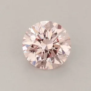 0.56 Carat Round Fancy Intense Pink VVS2 Lab Diamond