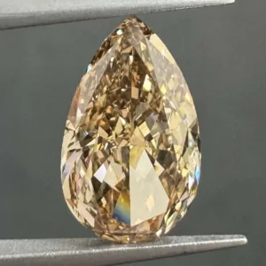 3.51 Carat Pear Fancy Brown VVS2 Natural Diamond