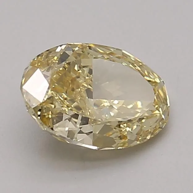 1.27 Carat Fancy Intense Yellow VVS2 OVAL Lab Diamond