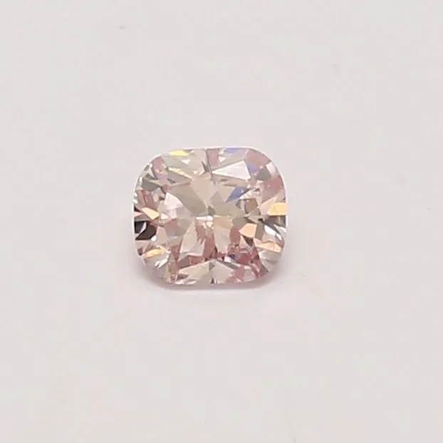 0.22 Carat Radiant Fancy Pink I2 Natural Diamond