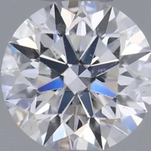0.37 Carat Round F SI1 Natural Diamond