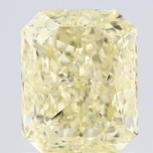 1.09 Carat Radiant Fancy Yellow VS2 Natural Diamond