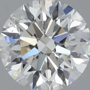 0.38 Carat Round H SI1 Natural Diamond