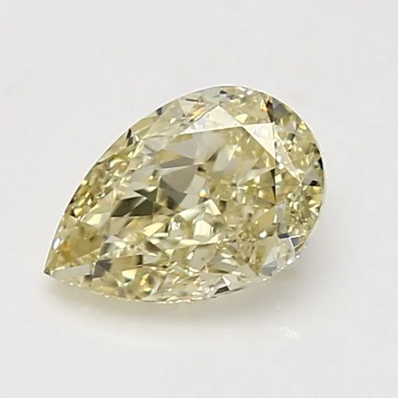 1.3 Carat Pear Fancy Yellow VVS2 Natural Diamond