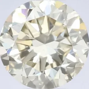 0.52 Carat Round Fancy Light Brown Yellow Natural Diamond