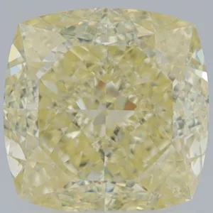2.24 Carat Cushion Brilliant Fancy Light Yellow VS1 Natural Diamond