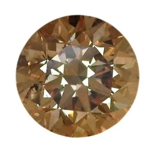 2.19 Carat Round Fancy Brown Natural Diamond