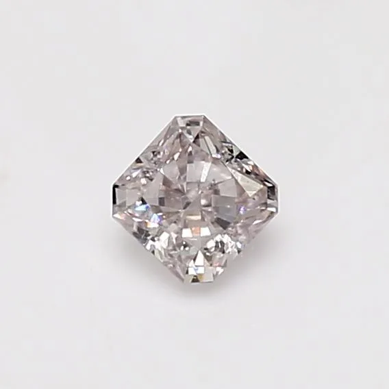 0.4 Carat Radiant Fancy Light Brown Pink SI1 Natural Diamond