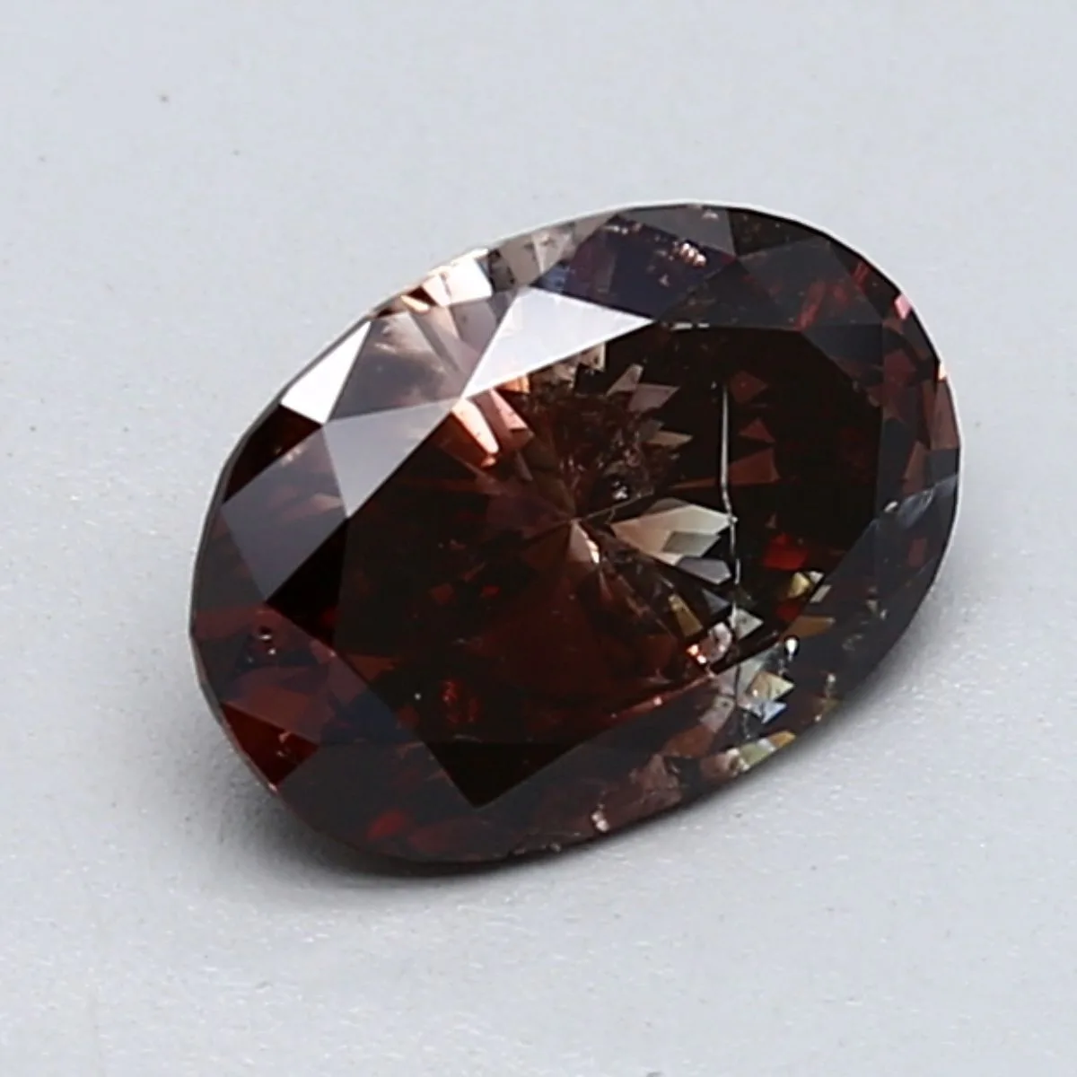 1.2 Carat Oval Fancy Dark Brown Natural Diamond