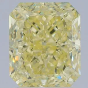 2.19 Carat Emerald Fancy Yellow VVS2 Natural Diamond