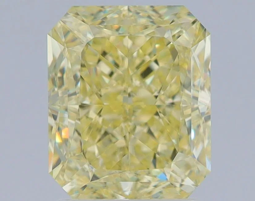 2.19 Carat Emerald Fancy Yellow VVS2 Natural Diamond 1 2.19 Carat Emerald Fancy Yellow VVS2 Natural Diamond