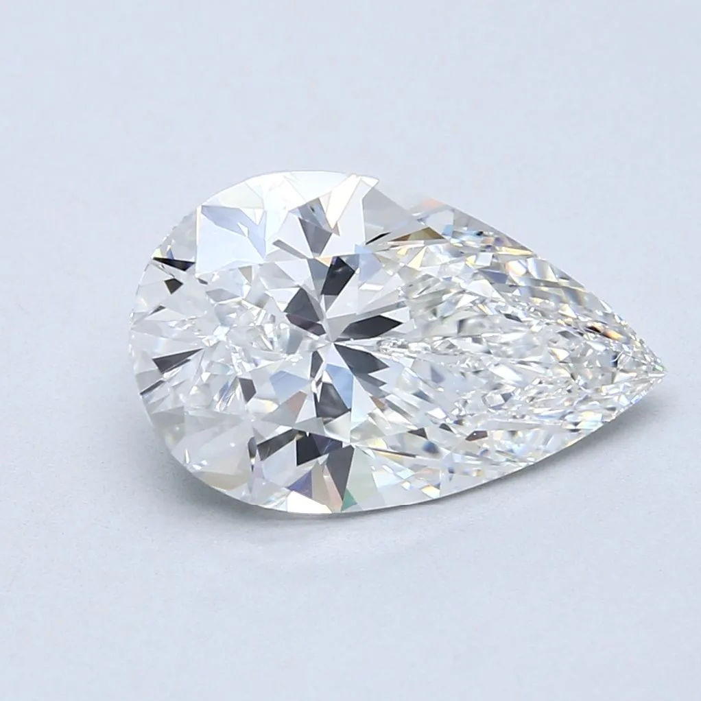 3.7 Carat F SI1 PEAR Diamond