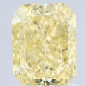 1.46 Carat Radiant Fancy Yellow VS2 Natural Diamond
