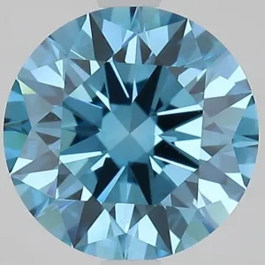 2.4 Carat Fancy Vivid Blue VVS2 ROUND Lab Diamond