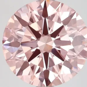 3.54 Carat Round Fancy Intense Pink VS1 Lab Diamond