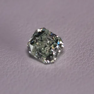 0.95 Carat Fancy Light Green SI1 RADIANT Diamond