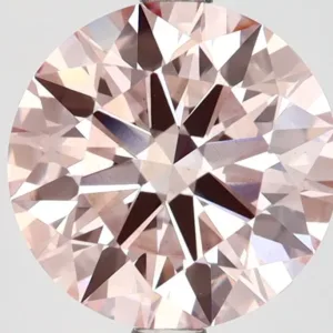 3.04 Carat Round Fancy Pink VS1 Lab Diamond