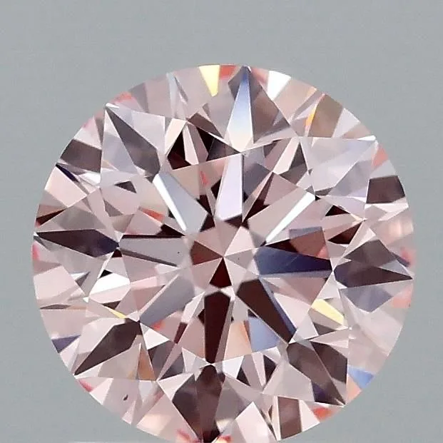 1.54 Carat Round Fancy Intense Pink VS1 Lab Diamond