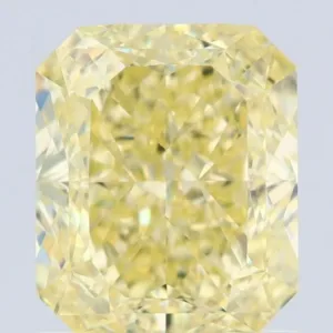 1.31 Carat Radiant Fancy Yellow VVS2 Natural Diamond