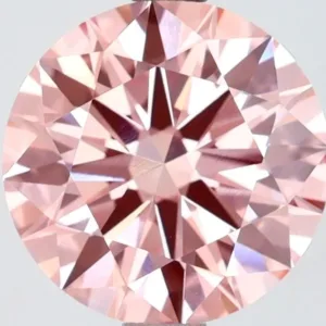 2.5 Carat Fancy Vivid Pink VVS2 ROUND Lab Diamond