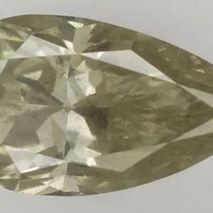 0.78 Carat Pear Fancy Green Natural Diamond