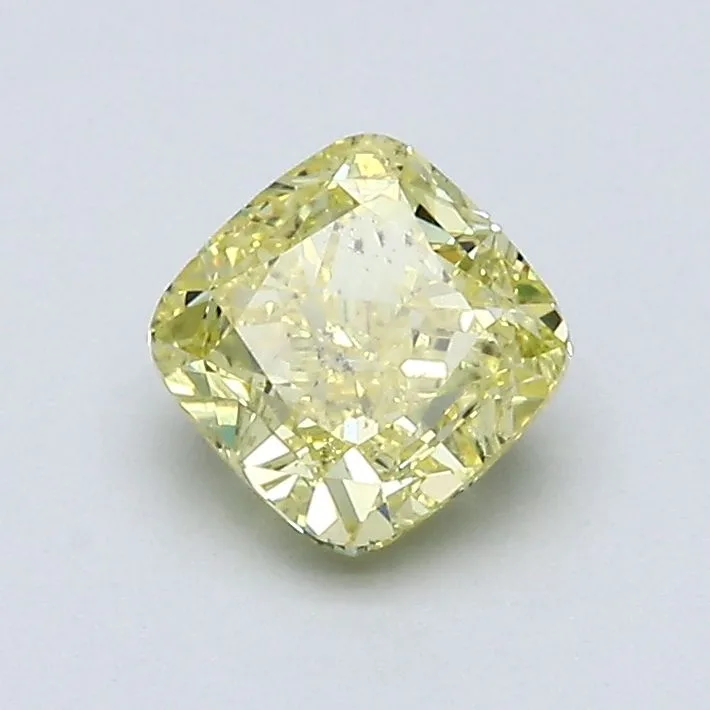 0.96 Carat Cushion Brilliant Fancy Deep Pink SI2 Natural Diamond