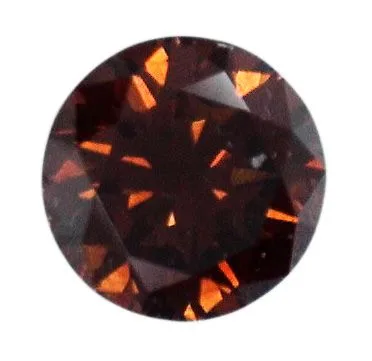 1.02 Carat Round Fancy Dark Orange Brown Natural Diamond 1 1.02 Carat Round Fancy Dark Orange Brown Natural Diamond