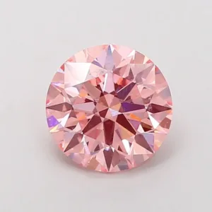 2.02 Carat Round Fancy Vivid Pink VS1 Lab Diamond