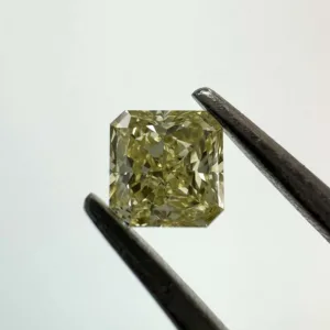 0.24 Carat Radiant Fancy Yellow Natural Diamond