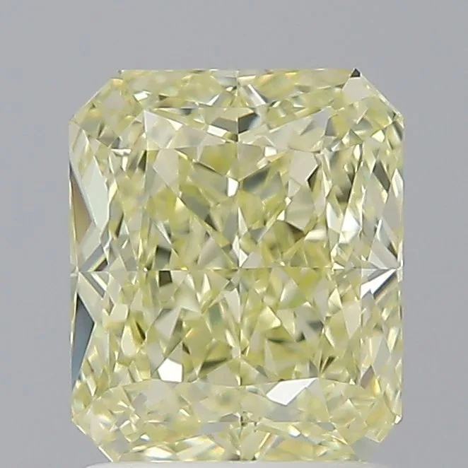 1.52 Carat Fancy Light Yellow VVS1 RADIANT Diamond