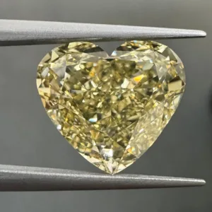 7.4 Carat Heart Fancy Yellow VS2 Natural Diamond