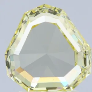 2.02 Carat Shield Fancy Yellow VS2 Natural Diamond