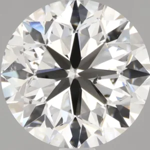 2.03 Carat Round H SI1 Natural Diamond
