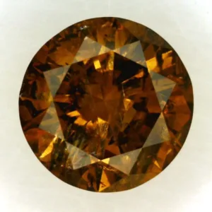 0.78 Carat Round Fancy Dark Brown Natural Diamond