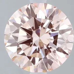 2.19 Carat Round Fancy Intense Pink VS1 Lab Diamond