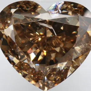 5.01 Carat Heart Fancy Dark Brown Natural Diamond