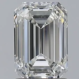 1.51 Carat H VVS2 EMERALD Diamond
