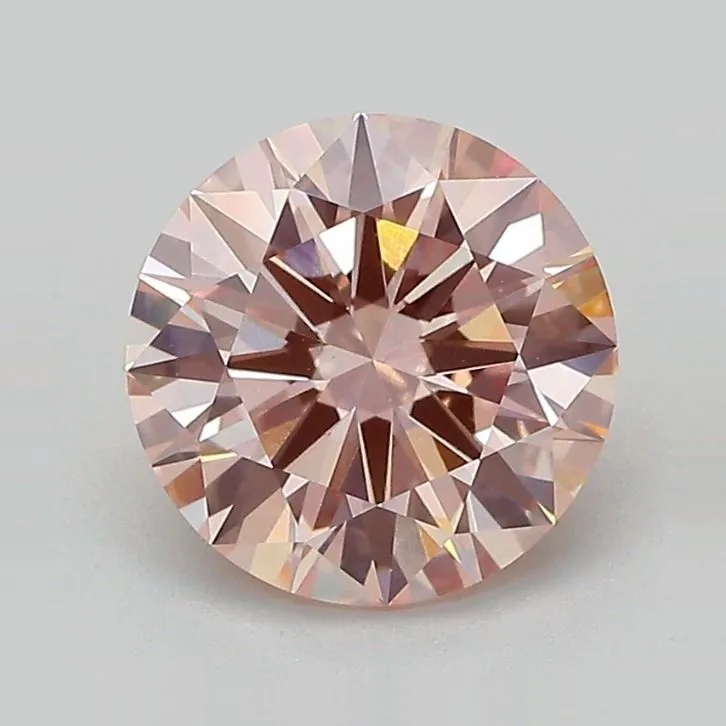 2.01 Carat Fancy Intense Pink VS1 ROUND Lab Diamond