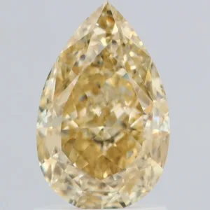 1.72 Carat Pear Fancy Yellow VS1 Natural Diamond