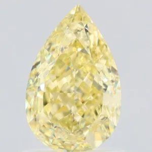 1.31 Carat Pear Fancy Yellow VS1 Natural Diamond