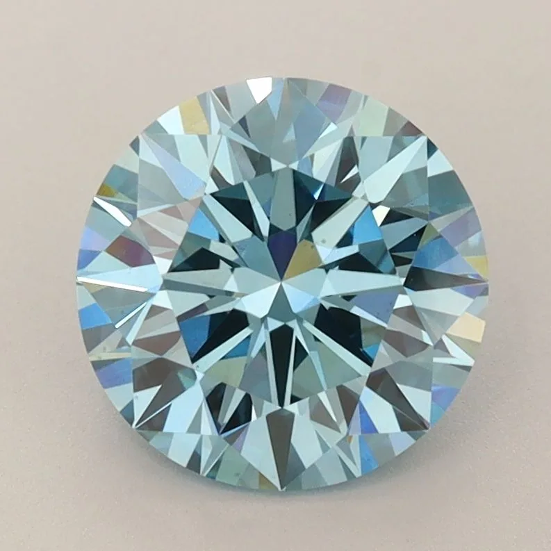 2.23 Carat Fancy Vivid Blue VS1 ROUND Lab Diamond
