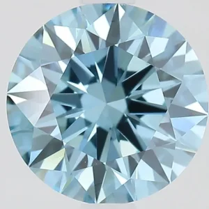 1.52 Carat Round Fancy Vivid Blue VS1 Lab Diamond