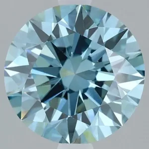 2.04 Carat Round Fancy Vivid Blue VVS2 Lab Diamond