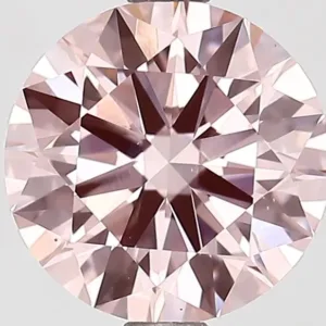 2.06 Carat Round Fancy Intense Pink VS1 Lab Diamond