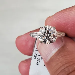 3.4 Carat F VS1 ROUND Diamond