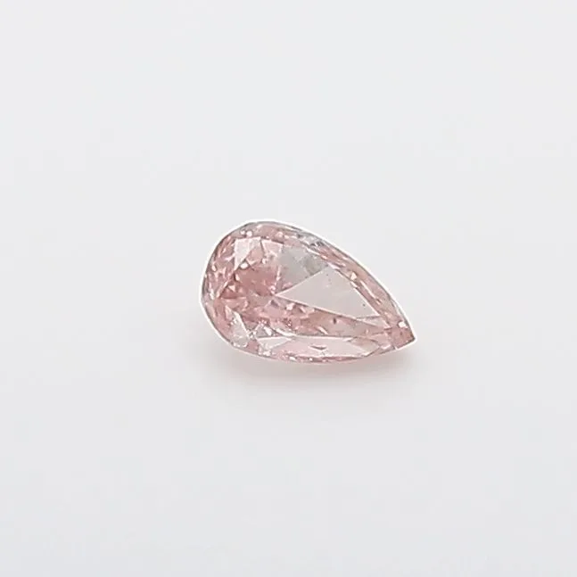 0.08 Carat Pear Fancy Pink Natural Diamond