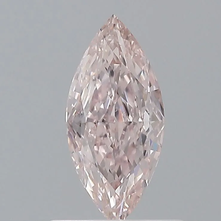 0.58 Carat Marquise Fancy Light Pink VVS1 Natural Diamond