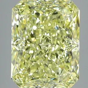 3.32 Carat Radiant Faint Yellow VS2 Natural Diamond